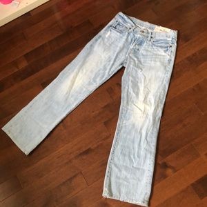mens hollister blue jeans